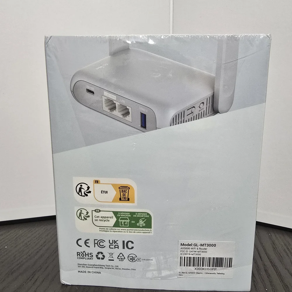 AX3000 WiFi 6 Router - Light Gray - Picture 2 of 3